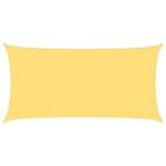 vidaXL Pânză parasolar, bej, 3 x 6 m, HDPE, 160 g/m²