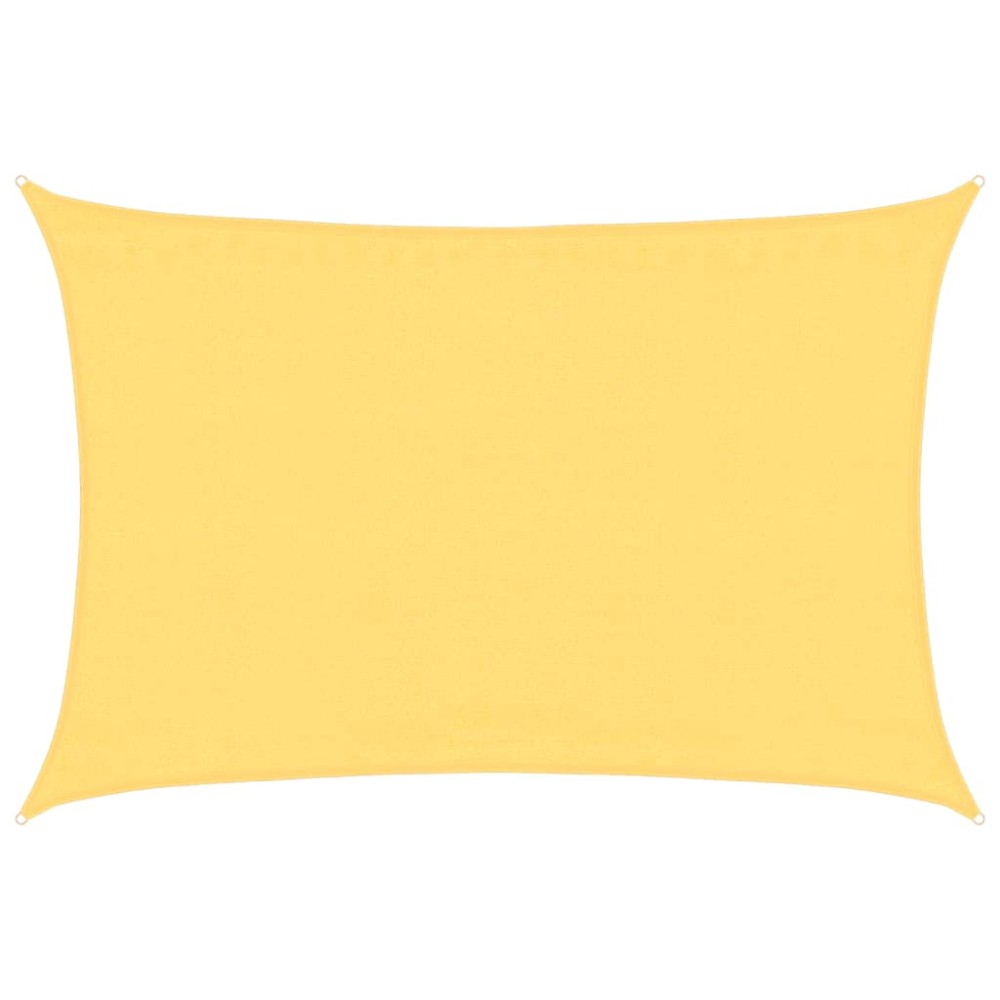vidaXL Pânză parasolar, bej, 3,5 x 4,5 m, HDPE, 160 g/m²