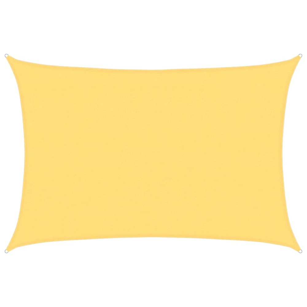 vidaXL Pânză parasolar, bej, 4 x 5 m, HDPE, 160 g/m²