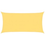 vidaXL Pânză parasolar, bej, 4 x 7 m, HDPE, 160 g/m²