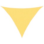 vidaXL Pânză parasolar, bej, 2,5 x 2,5 x 3,5 m, HDPE, 160 g/m²