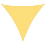 vidaXL Pânză parasolar, bej, 3 x 3 x 3 m, HDPE, 160 g/m² vidaXL Pânză parasolar, bej, 3 x 3 x 3 m, HDPE, 160 g/m²