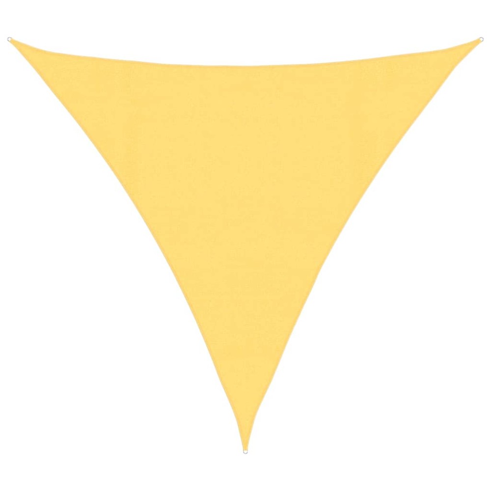 vidaXL Pânză parasolar, bej, 4,5x4,5x4,5 m, HDPE, 160 g/m²