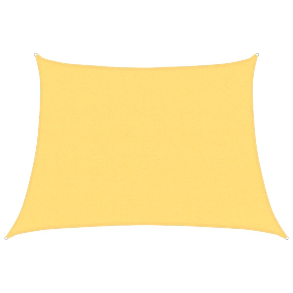 vidaXL Pânză parasolar, bej, 4/5x3 m, HDPE, 160 g/m²