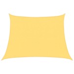 vidaXL Pânză parasolar, bej, 4/5x3 m, HDPE, 160 g/m²