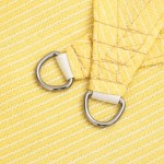 vidaXL Pânză parasolar, bej, 4/5x4 m, HDPE, 160 g/m²