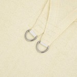 vidaXL Pânză parasolar, crem, 4,5 x 4,5 m, HDPE, 160 g/m²