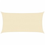 vidaXL Pânză parasolar, crem, 2x3,5 m, HDPE, 160 g/m²