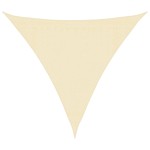 vidaXL Pânză parasolar, crem, 3x3x3 m, HDPE, 160 g/m² vidaXL Pânză parasolar, crem, 3x3x3 m, HDPE, 160 g/m²