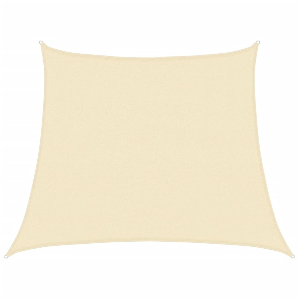 vidaXL Pânză parasolar, crem, 3/4x3 m, HDPE, 160 g/m²