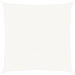 vidaXL Pânză parasolar, alb, 5x5 m, HDPE, 160 g / m²