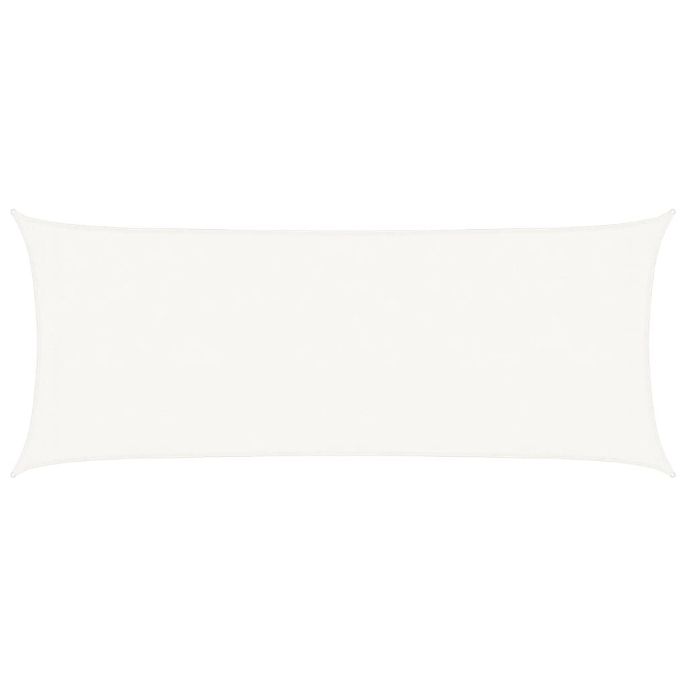 vidaXL Pânză parasolar, alb, 2x5 m, HDPE, 160 g/m²
