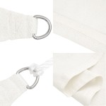 vidaXL Pânză parasolar, alb, 3 x 6 m, HDPE, 160 g/m² vidaXL Pânză parasolar, alb, 3 x 6 m, HDPE, 160 g/m²