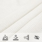vidaXL Pânză parasolar, alb, 3,5 x 4,5 m, HDPE, 160 g/m² vidaXL Pânză parasolar, alb, 3,5 x 4,5 m, HDPE, 160 g/m²