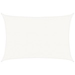 vidaXL Pânză parasolar, alb, 3,5 x 5 m, HDPE, 160 g/m² vidaXL Pânză parasolar, alb, 3,5 x 5 m, HDPE, 160 g/m²
