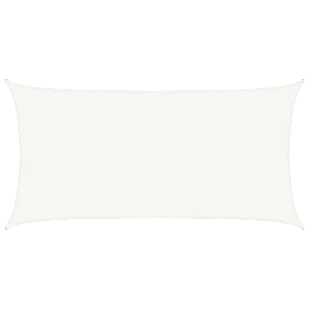 vidaXL Pânză parasolar, alb, 4 x 7 m, HDPE, 160 g/m²