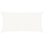 vidaXL Pânză parasolar, alb, 4 x 7 m, HDPE, 160 g/m²