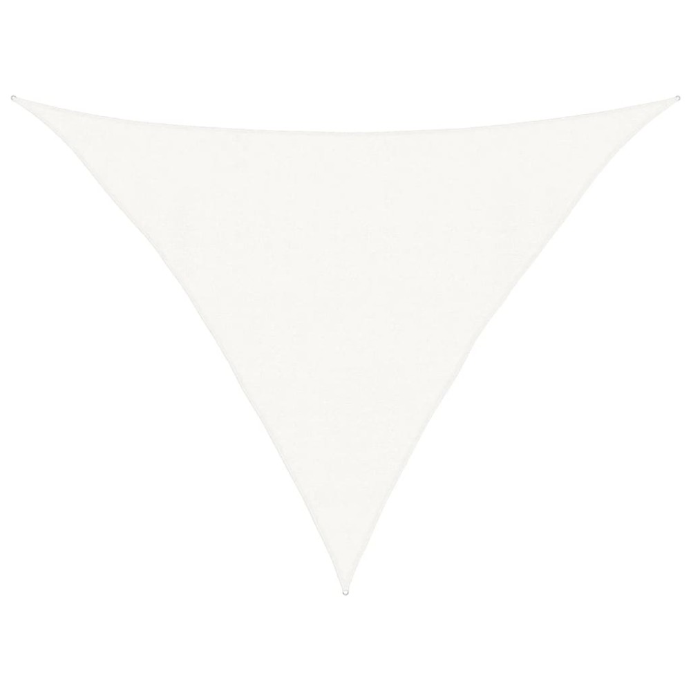 vidaXL Pânză parasolar, alb, 4x4x5,8 m, HDPE, 160 g/m²