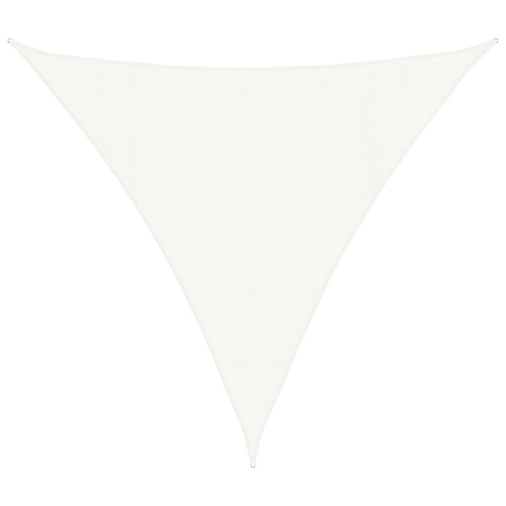 vidaXL Pânză parasolar, alb, 4,5x4,5x4,5 m, HDPE, 160 g/m²