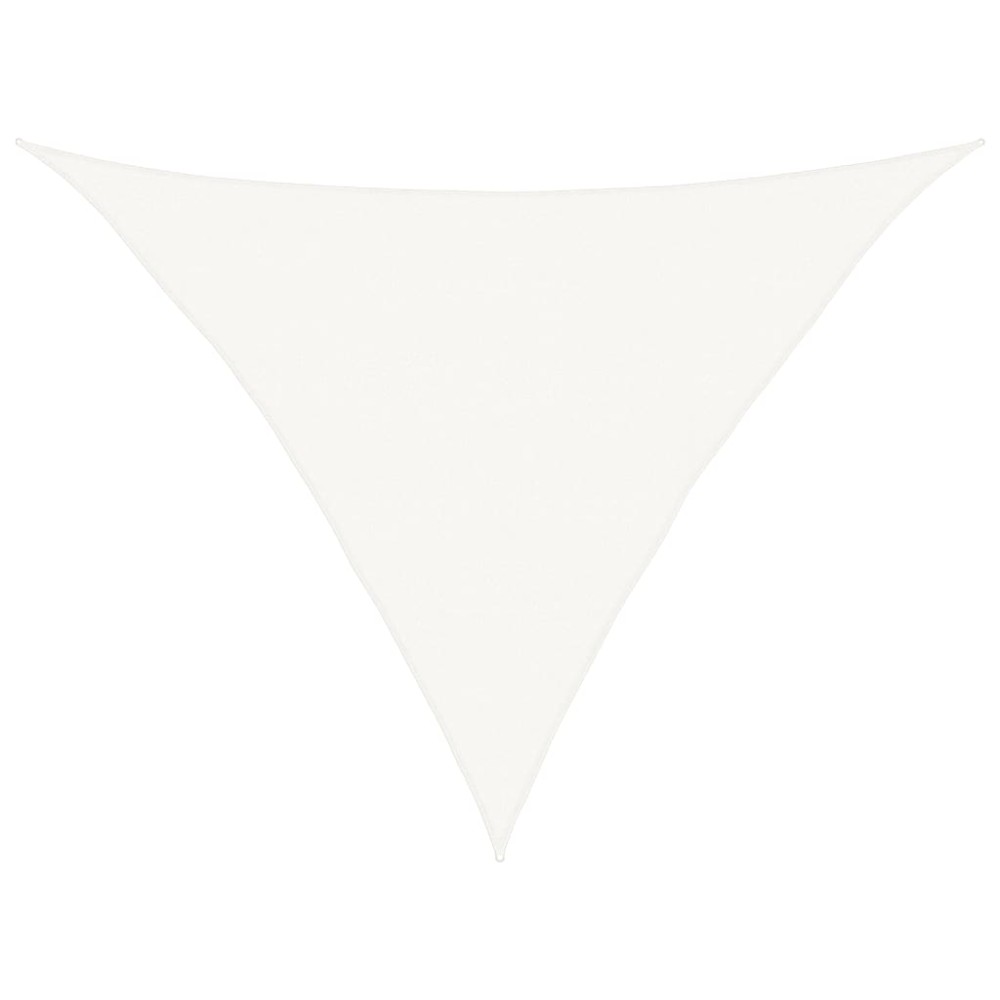 vidaXL Pânză parasolar, alb, 5x5x6 m, HDPE, 160 g/m²