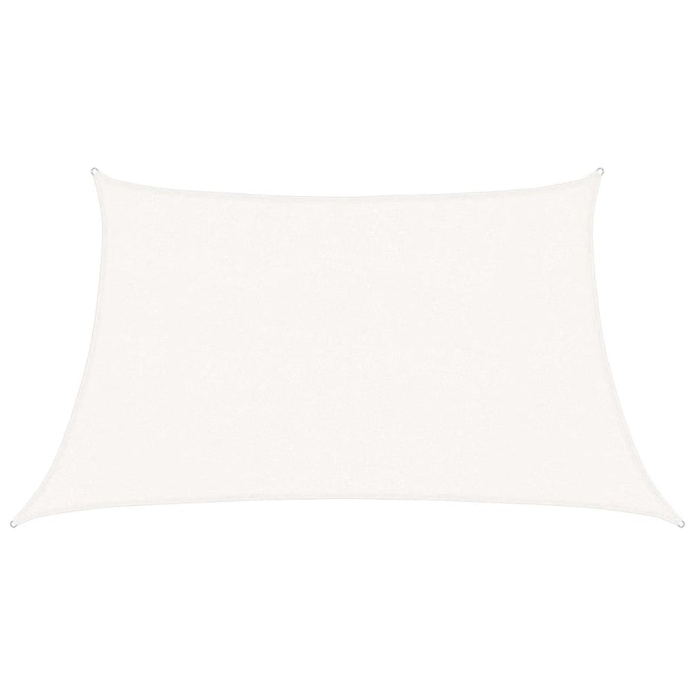 vidaXL Pânză parasolar, alb, 3/4x2 m, HDPE, 160 g/m²