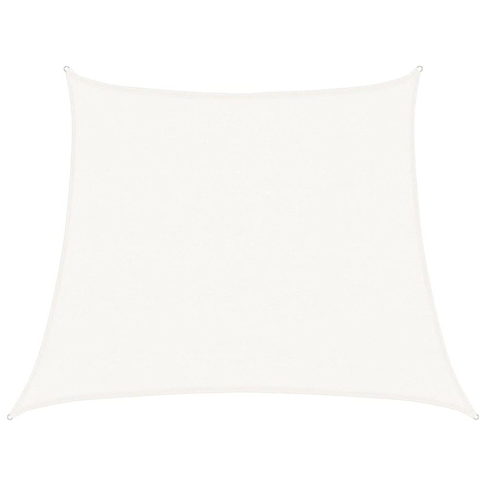 vidaXL Pânză parasolar, alb, 3/4x3 m, HDPE, 160 g/m²