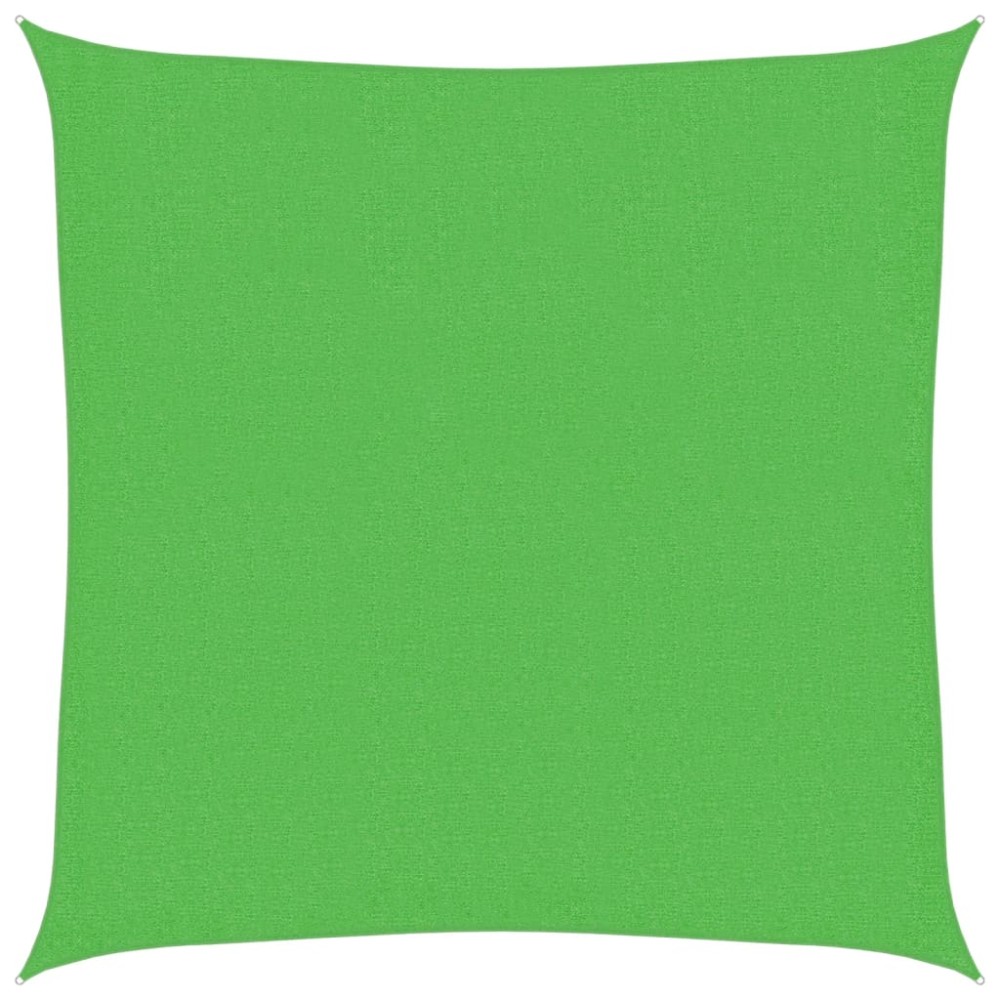 vidaXL Pânză parasolar, verde deschis, 160 g / m² , 3x3 m ,HDPE