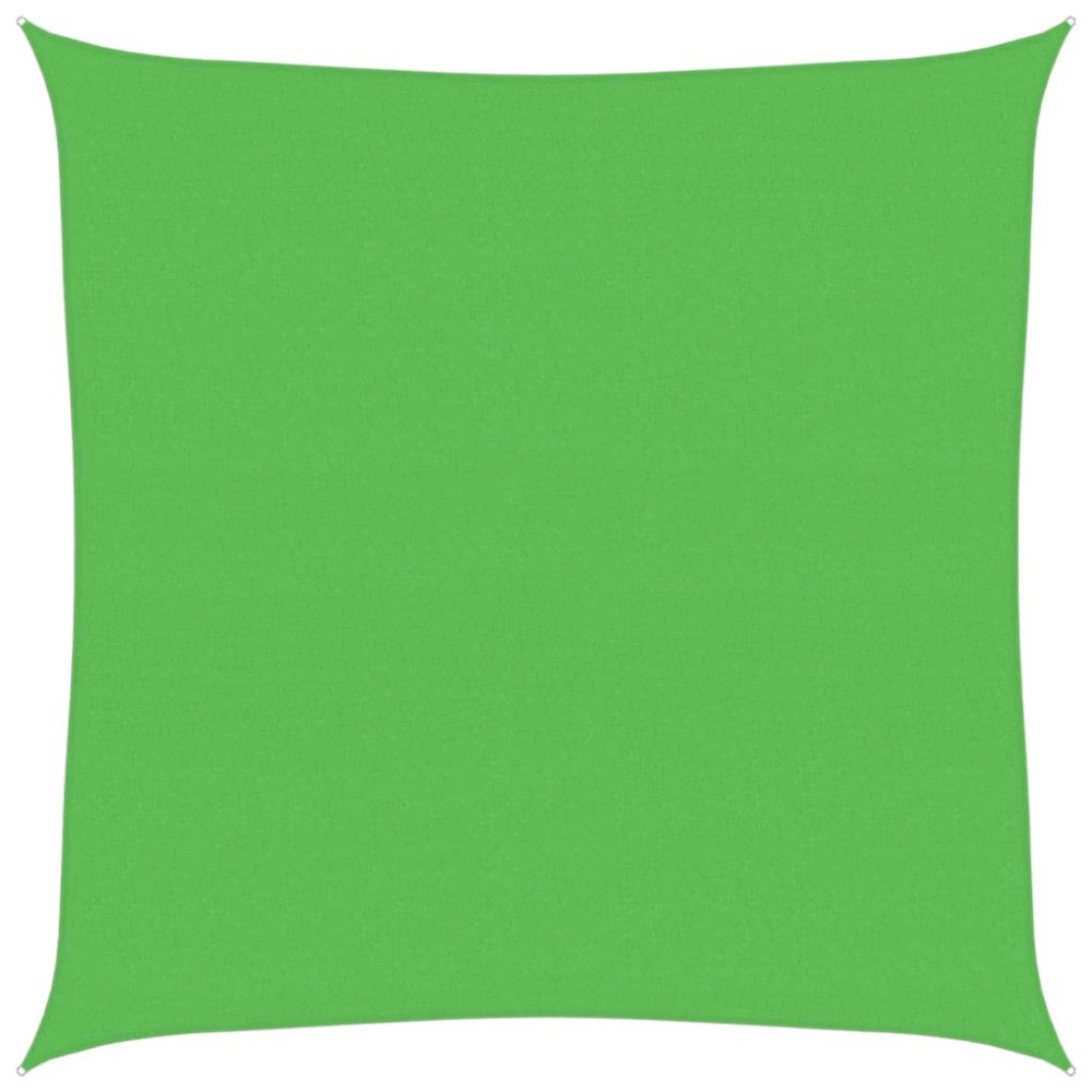 vidaXL Pânză parasolar, verde deschis, 4,5x4.5 m, HDPE, 160 g/m²