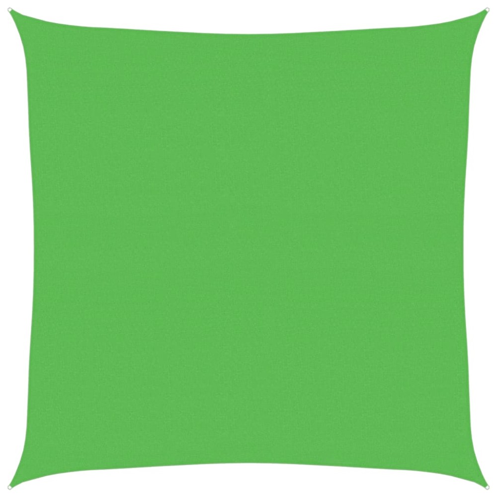 vidaXL Parasolar, verde deschis, 7x7 m, HDPE, 160 g/m²