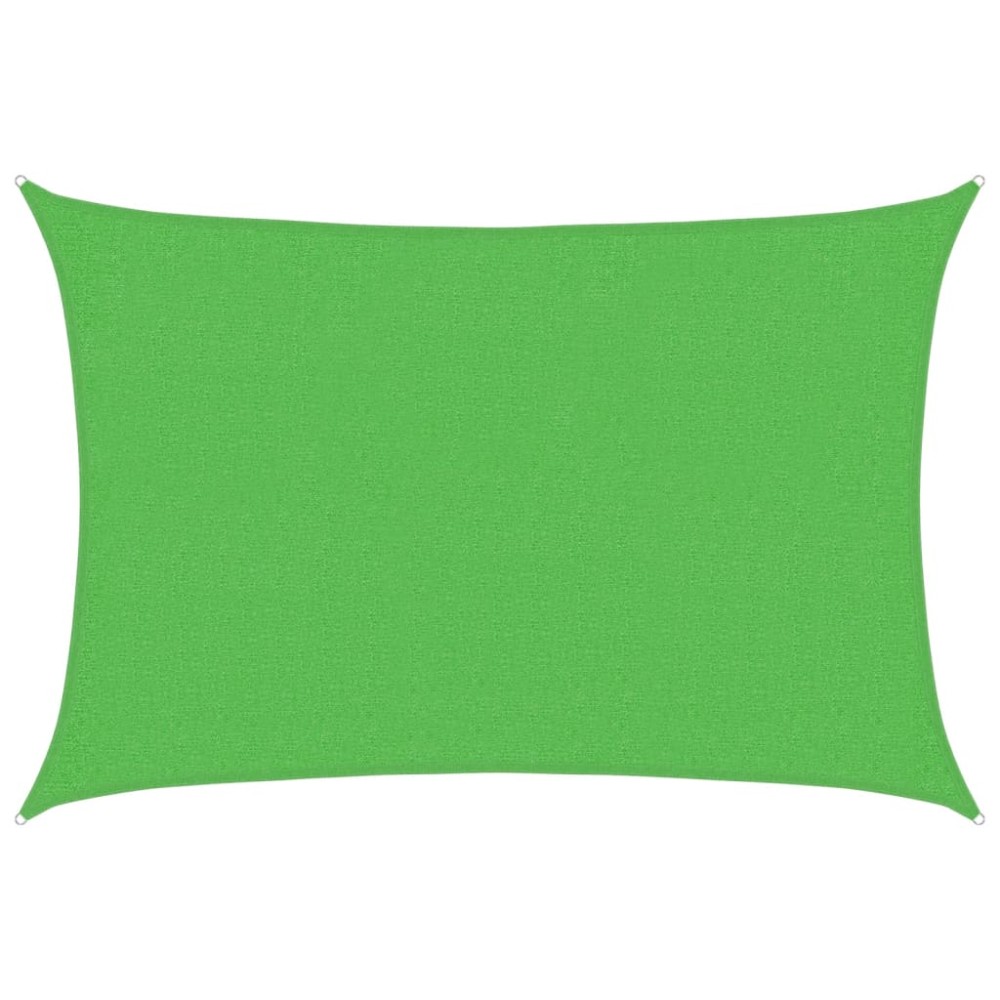 vidaXL Pânză parasolar, verde deschis, 2x3 m, 160 g / m², HDPE