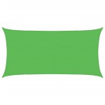 vidaXL Pânză parasolar verde dreptunghiular 2x3,5 m HDPE 160 g/m²