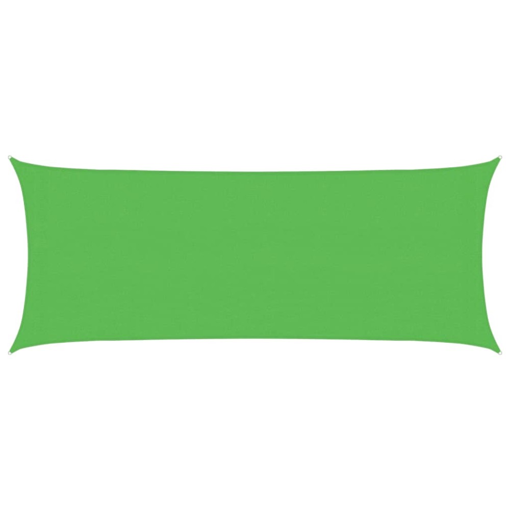 vidaXL Pânză parasolar, verde deschis, 2x4,5 m, HDPE, 160 g/m²