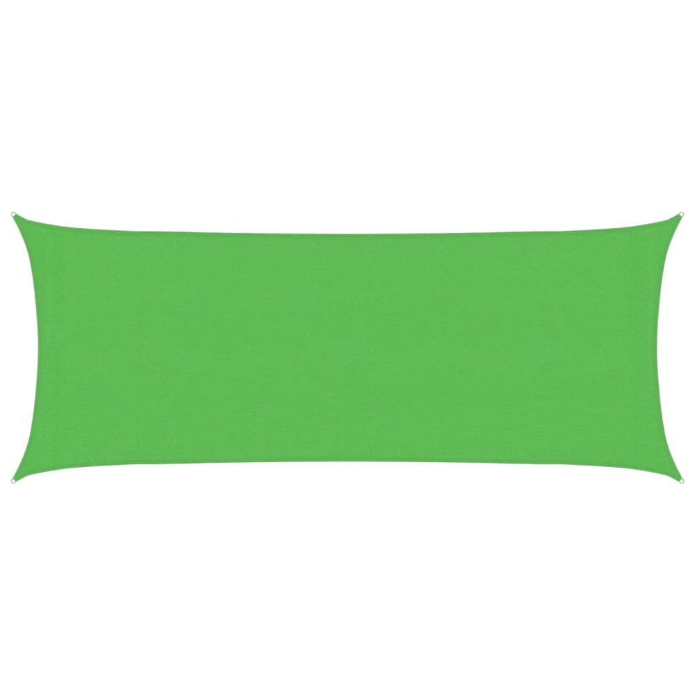 vidaXL Pânză parasolar, verde deschis, 2x5 m , HDPE, 160 g/m²