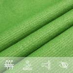 vidaXL Pânză parasolar, verde deschis, 2,5x3 m, HDPE, 160 g/m²