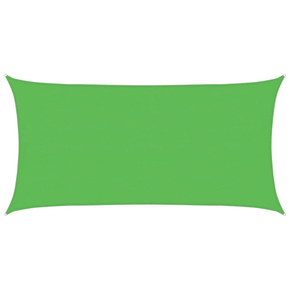 vidaXL Pânză parasolar, verde deschis, 4x7 m, HDPE, 160 g/m²