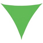 vidaXL Pânză parasolar, verde deschis, 4,5x4,5x4,5 m, HDPE, 160 g/m² vidaXL Pânză parasolar, verde deschis, 4,5x4,5x4,5 m, HDPE, 160 g/m²