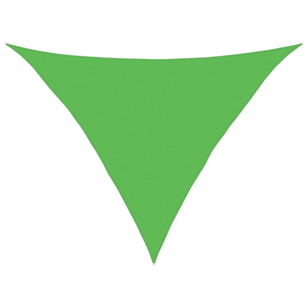 vidaXL Pânză parasolar, verde deschis, 5x5x6 m, 160 g/m², HDPE