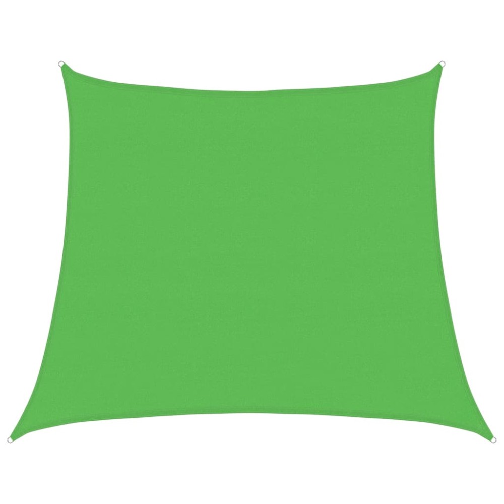 vidaXL Pânză parasolar, verde deschis, 4/5x4 m, HDPE, 160 g/m², trapez