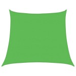 vidaXL Pânză parasolar, verde deschis, 4/5x4 m, HDPE, 160 g/m², trapez