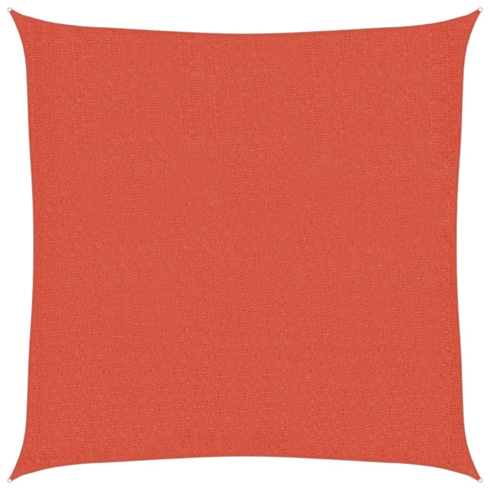 vidaXL Pânză parasolar, teracotă, 2,5 x 2,5 m, HDPE, 160 g/m², pătrat