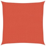 vidaXL Pânză parasolar, cărămiziu, 160 g / m² , 3x3 m, HDPE