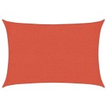 vidaXL Pânză parasolar, cărămiziu, 2x2,5 m, HDPE, 160 g/m²