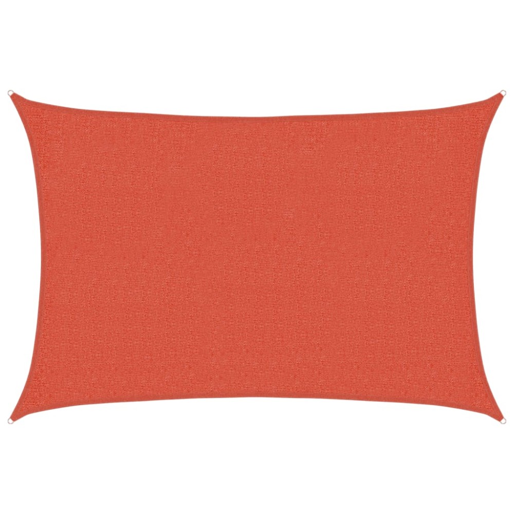 vidaXL Pânză parasolar, cărămiziu, 2x3 m, HDPE, 160 g/m²