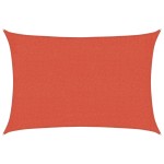 vidaXL Pânză parasolar, cărămiziu, 2x3 m, HDPE, 160 g/m²