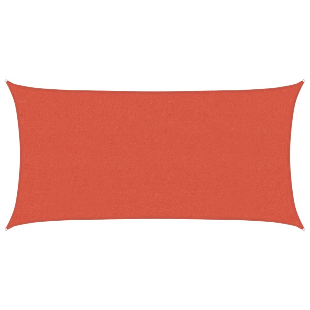 vidaXL Pânză parasolar, cărămiziu, 2x3,5 m, HDPE, 160 g/m²