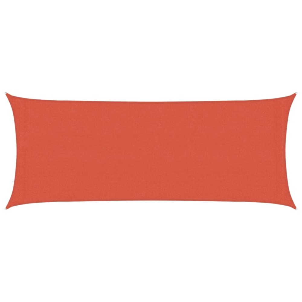 vidaXL Pânză parasolar, cărămiziu, 2x5 m, HDPE, 160 g/m²