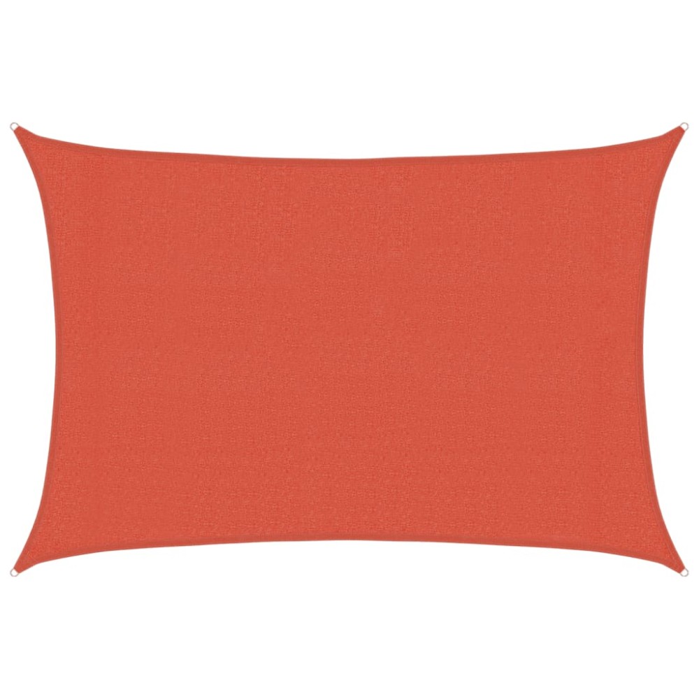 vidaXL Pânză parasolar, cărămiziu, 3x4 m, HDPE, 160 g/m²