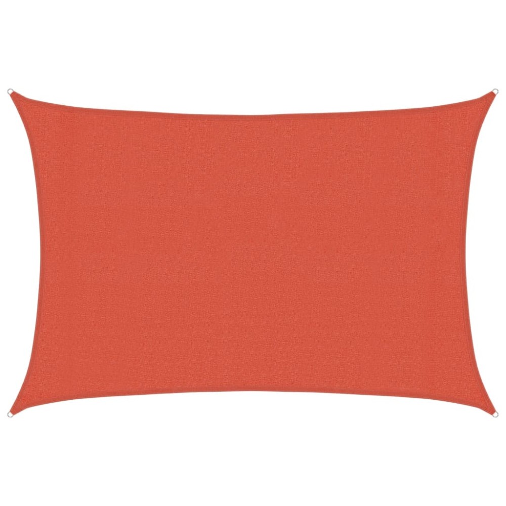 vidaXL Pânză parasolar, cărămiziu, 3x5 m, 160 g/m² , HDPE