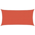 vidaXL Pânză parasolar, cărămiziu, 3x6 m, 160 g / m², HDPE