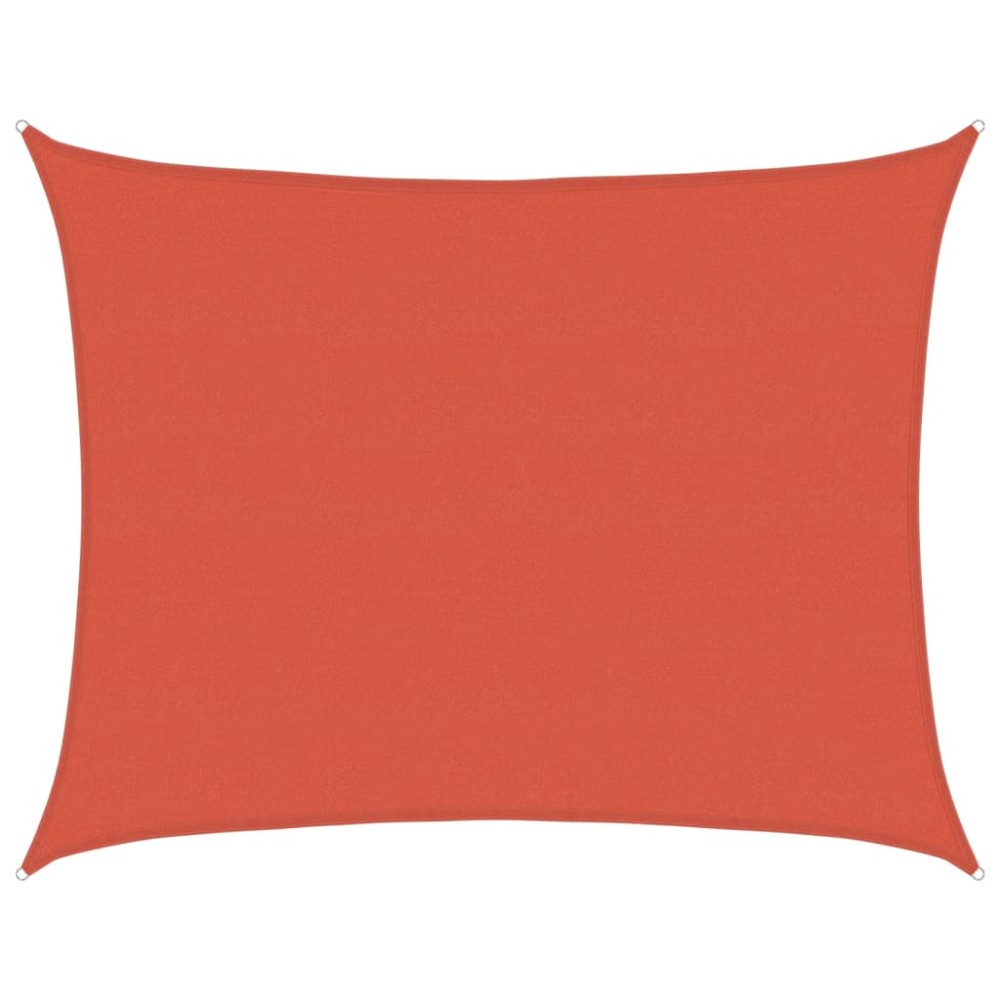 vidaXL Parasolar, cărămiziu, 6x8 m, HDPE, 160 g/m²